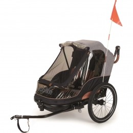 BobikeTrailer2in1FietskarGrijs