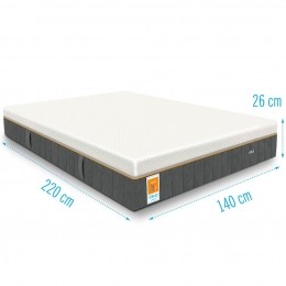 MatrasESLAVitaalGelfoamPocketvering140x220dikte26cm