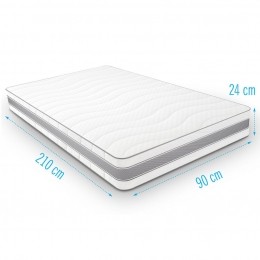 KoudschuimmatrasINTENSOR90x210dikte24cm