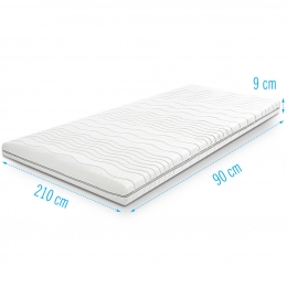 KoudschuimTopdekmatrastopper90x210dikte9cm