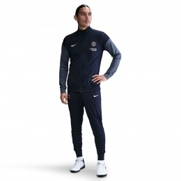 NikeParisSaint-GermainStrikeTrainingspakFull-Zip2025-2026DonkerblauwWit