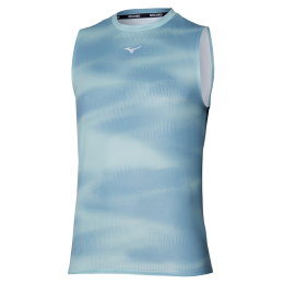 MizunoCOREGRAPHICSLEEVELESSCloudblueHerenMaatXL