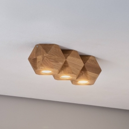 EnvostarPeachPuffplafondlamppolyeder3-lamp