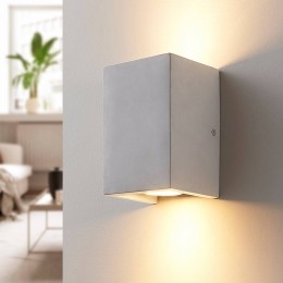 LindbyGerda-GU10betonnenwandlampmet2lampen