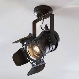 LindbyplafondspotTilen1-lampzwartmetaal38cm