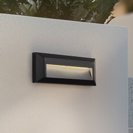 LindbyLEDbuitenwandlampPekerzwartsetvan2PC