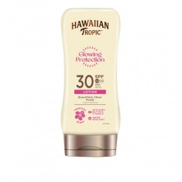 6xHawaiianTropicZonnebrandLotionGlowingProtectionSPF30180ml