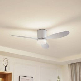 LucandeLEDplafondventilatorKayuwitDCstil132cm