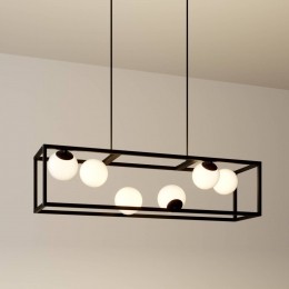 LindbyhanglampUtopia6-lampsglasijzer80cm