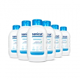 6xSanicurBathShowergelOriginal300ml