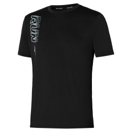 MizunoCORERUNT-SHIRTZwartHerenMaatXL