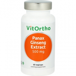 GratisVerzendingVitorthoPanaxGinsengExtract500mg60vegacapsules