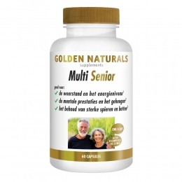 GratisVerzendingGoldenNaturalsMultiSenior60vegacapsules