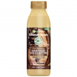 GarnierUltimateBlendsCacaoboterShampoovoorDroogKrullendHaar350ml