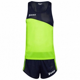 ZeusKitRobertHerenAtletiekpakShirtmetshortgeel