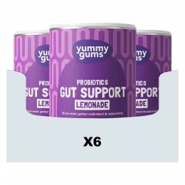 GratisVerzending6xYummygumsGutSupportLemonade240gr