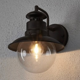 LindbybuitenwandlampEddieroestkleurigmetaalIP44E27