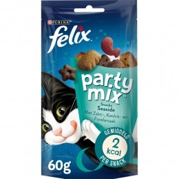 8xFelixKattensnackPartyMixSeaside60gr