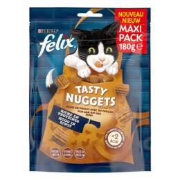 FelixKattensnackTastyNuggetsKipEend180gr