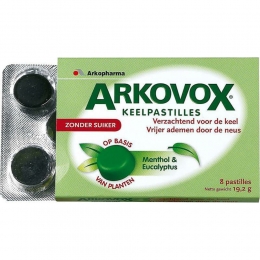 ArkopharmaKeelpastillesMentholEucalyptes