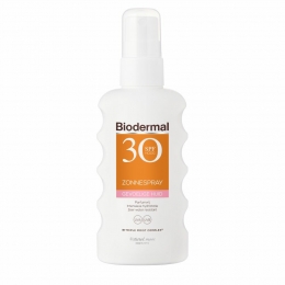 2xBiodermalZonnesprayGevoeligeHuidSPF30175ml