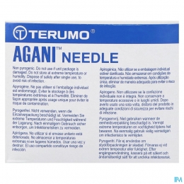 TerumoNaaldAgani20g112RbGeel100