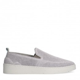Grijzeknitfabricloafers