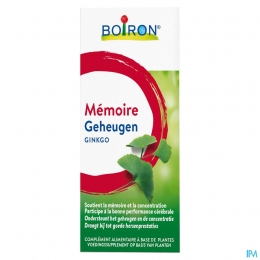 BoironGinkgoVoedingssupplementGeheugen60ml