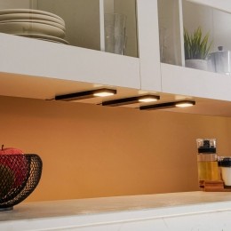 LindbyAmaryllLEDmeubelverlichtingsetvan3zwart