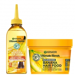 GarnierUltimateBlendsBananaHairFoodIntenselyNourishingTreatmentRegimeforDryHair