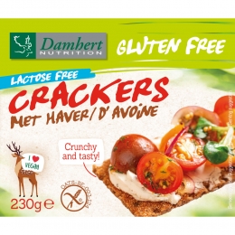 DamhertCrackersHaverGlutenvrijLactosevrij230gr