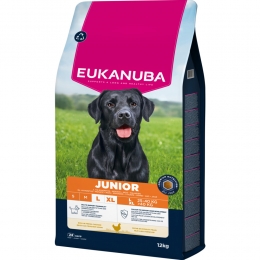EukanubaLifeCareDogJuniorLargeHondenvoerChicken12kg