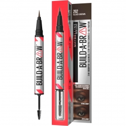 MaybellineBuild-A-Brow2EasyStepsEyeBrowPencilandGelVariousShades-BlackBrown