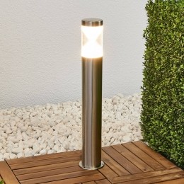 LindbyLEDtuinpadverlichtingFabriziohoogte56cmroestvrijstaal