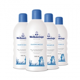 4xMelkmeisjeBadenDoucheCrmeKarnemelk1000ml