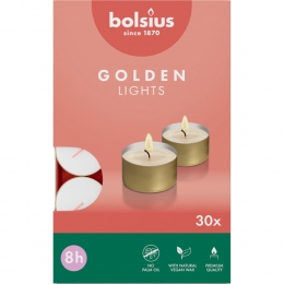 BolsiusTheelichtenWit8branduren30stuks