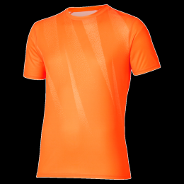 MizunoCoreGraphicShortSleeveTeeTangeloHerenMaatL