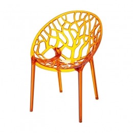 TuinstoelCrystaloranjekunststof