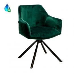 StoelFurtadodonkergroenvelvet