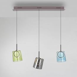 PaulNeuhausLEDhanglampZulalengte87cmkleurrijk3-lamps