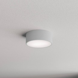 TEMARLIGHTINGCleoplafondlamp20cmIP54grijsmetaalE27