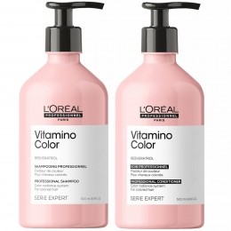LOralProfessionnelSerieExpertVitaminoColorShampooConditionerDuoForColourTreatedHair500ml