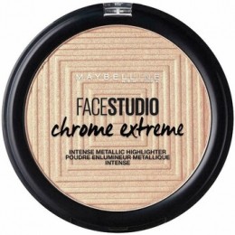 HighlighterMaybellineNewYorkFaceStudioChromeMetalenHighlighterPoeder-300San