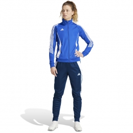 adidasTiro24TrainingspakFull-ZipDamesBlauwDonkerblauwWit