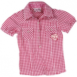 OverhemdKorteMouwMissGirlyChemisemanchescourtesfilleFAROSA