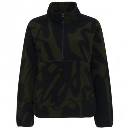 Mazine-NashPrintedFleeceHalfZip-FleecetruimaatXXLzwart