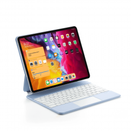 iPadPro11Inch2024BluetoothMagnetischToetsenbordBlauw