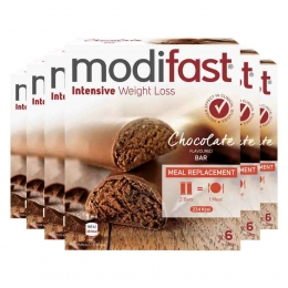 6xModifastIntensiveReepMelkChocolade6x31gr