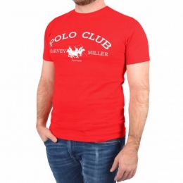 HarveyMillerPoloClubFashionHerenT-shirtHRM4490Rood