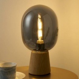 PauleenMysticalGleamtafellampmetrookglas